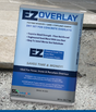 EZ Overlay 50 lb bag of polymer modified dry set sand and Portland cement mix for concrete overlays