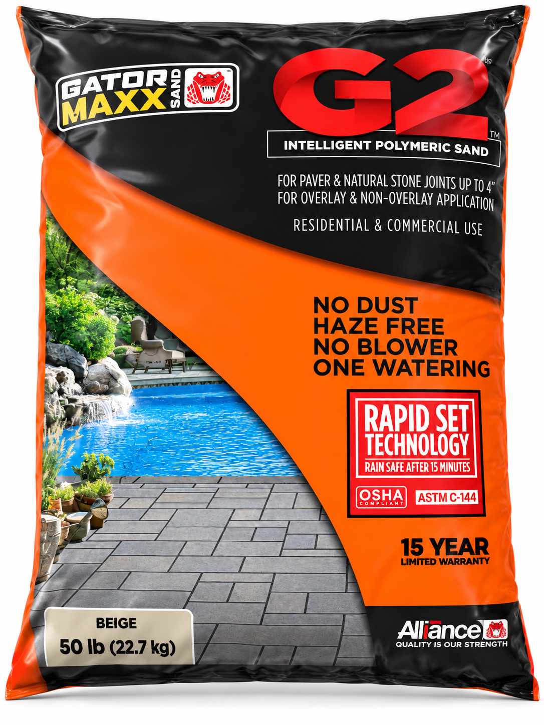 Alliance Gator Maxx G2 Polymeric Sand for Paver Joints up to 4"