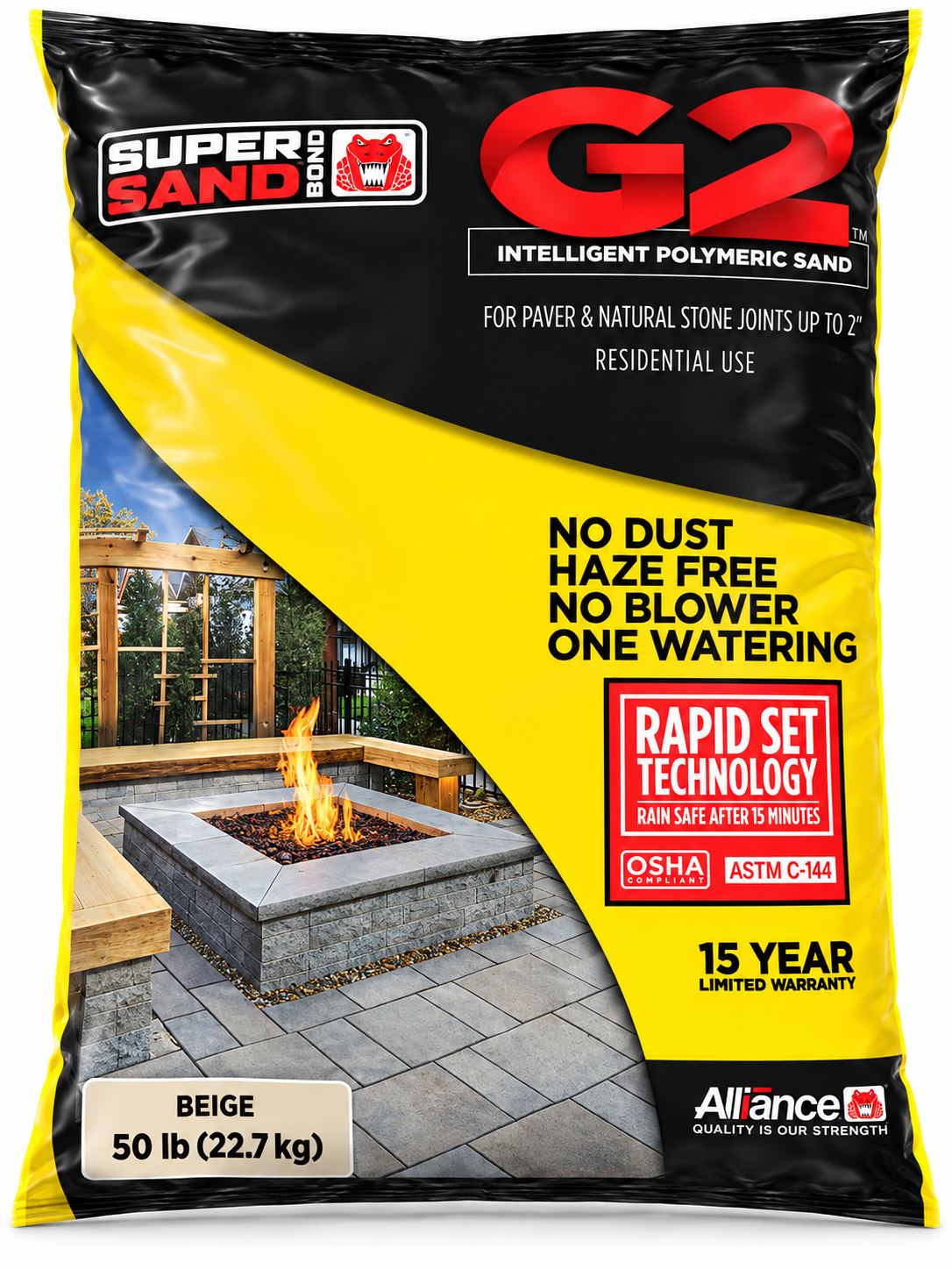 Alliance Gator Super Sand G2 Polymeric Sand for Paver Joints up to 2"