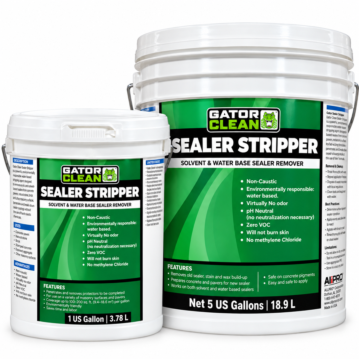 Alliance Gator Sealer Stripper for Concrete Pavers and Natural Stone