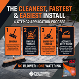 Installation steps for Alliance Gator Maxx G2 Polymeric Sand