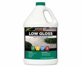 Gator Hybrid Bond Low Gloss water-based joint stabilizing sealer for dry cast concrete pavers, 1 gallon jug