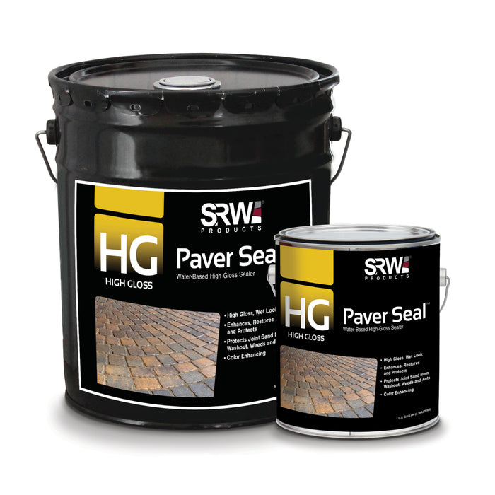 SRW HG High Gloss Paver Sealer, Wet Look, Water Based