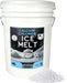 Home & Country USA Calcium Chloride Ice Melt in white 30 lb bucket, fast acting, pet safe, effective to -25°F