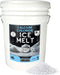 Home & Country USA Calcium Chloride Ice Melt in white 40 lb bucket, pet safe, fast acting, effective to -25°F