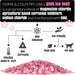 Home & Country USA pink ice melt, magnesium chloride and sodium chloride blend, effective to -25°F, pet and plant safe