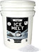 Home & Country USA Ice Melt white 45 lb bucket with handle, rock salt granules, pet safe, fast acting, non-corrosive
