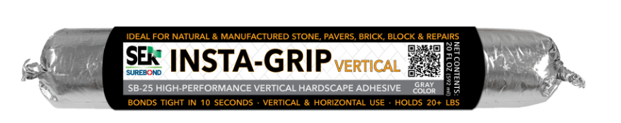 SEK Surebond SB-25 Insta-Grip Vertical Hardscape Adhesive