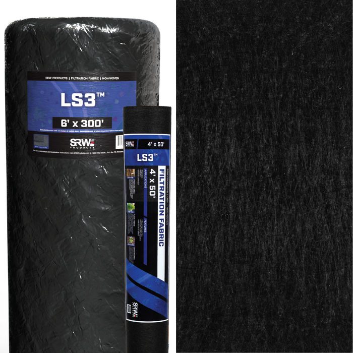 SRW LS3 Non-Woven Drainage and Filtration Fabric