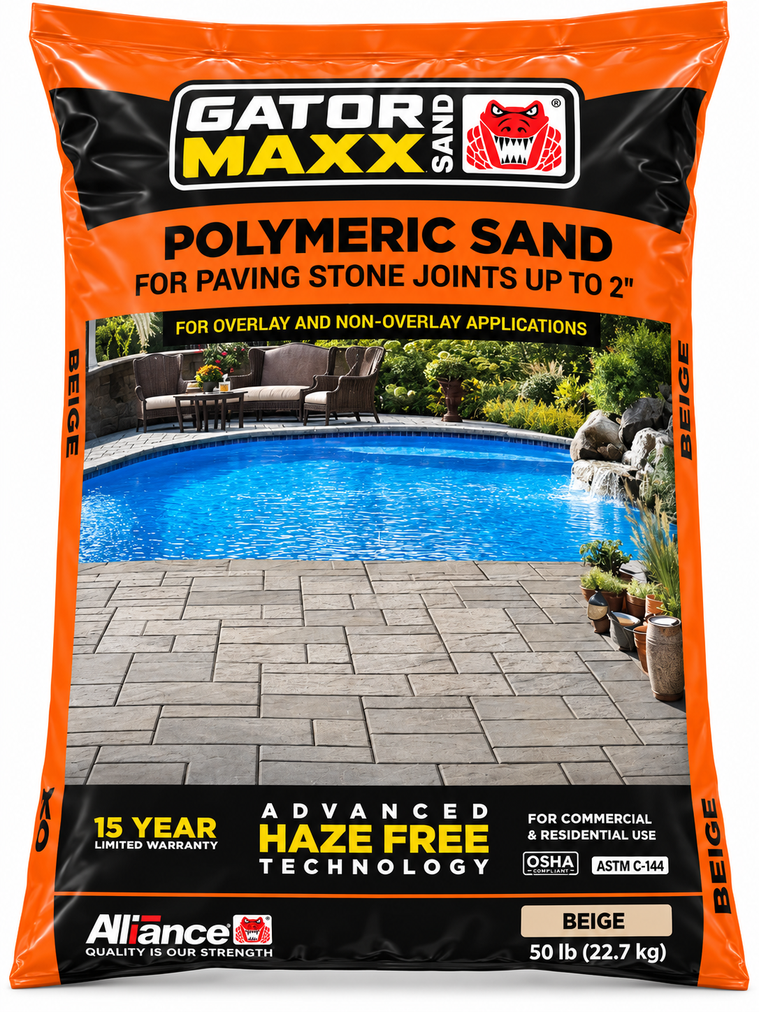 Alliance Gator Maxx Sand Polymeric Sand for Paver Joints up to 2"