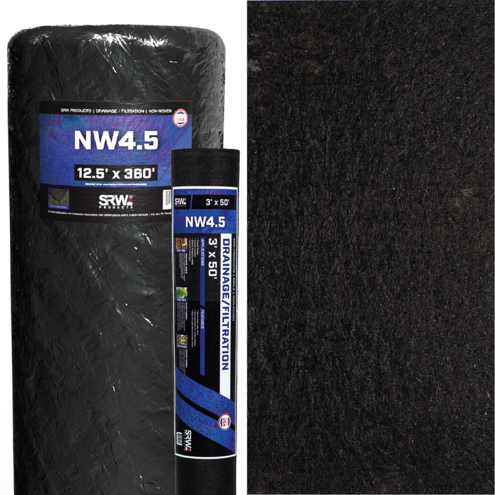 SRW NW4.5 Non-Woven Drainage and Filtration Fabric
