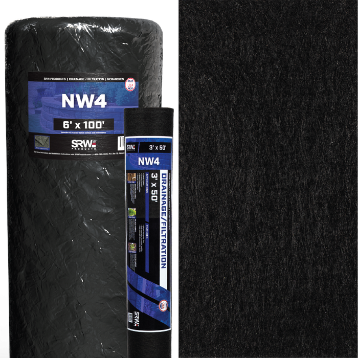 SRW NW4 Non-Woven Drainage and Filtration Fabric