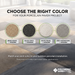 NextGel Porcelain jointing sand colors – Beige Agate, Black Onyx, White Pearl, Grey Moonstone swatches for porcelain pavers