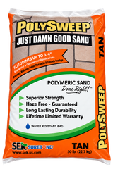 SEK Surebond PolySweep Polymeric Sand 50 lb Bag, Joints to 3/4 in