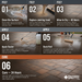 6-step paver sealing guide showing surface prep, polymeric sand replacement, sealer application, and 24-hour cure process