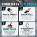 How to apply polymeric sand in 4 easy DIY steps – pour and spread, fill joints, sweep clean, activate with water on paver