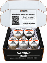 SRW WetLok Permeable Jointing Sand Color Samples, All 5 Colors