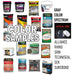 Polymeric sand color sample containers and bags from Alliance, Rhino, SRW, Techniseal, SEK, Surebond in gray tones