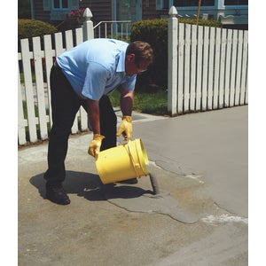 concrete resurfacer for repairing and restoring worn spalling surfaces