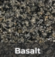 Romex Ecofine resin jointing sand Basalt color swatch – basalt paver joint compound texture closeup