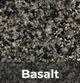 Romex Ecofine resin jointing sand Basalt color swatch – basalt paver joint compound texture closeup