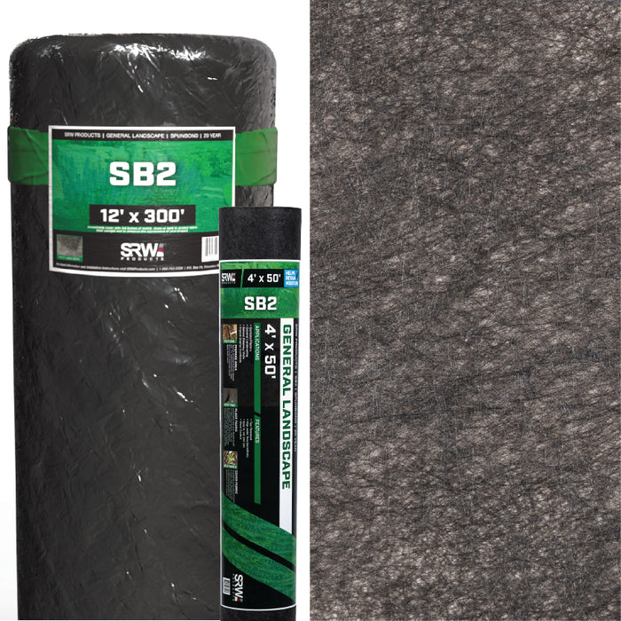 SRW SB2 Spunbond General Landscape Fabric, 20 Year