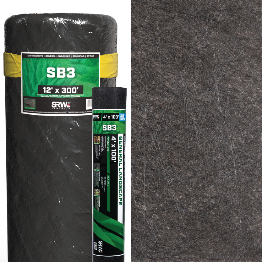 SRW SB3 Spunbond General Landscape Fabric