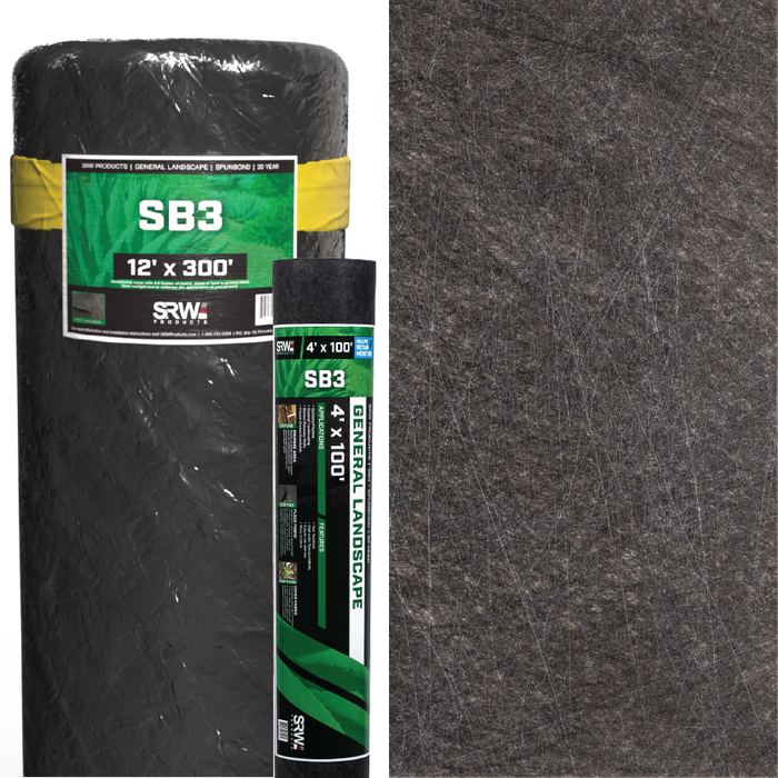 SRW SB3 Spunbond General Landscape Fabric, 30 Year