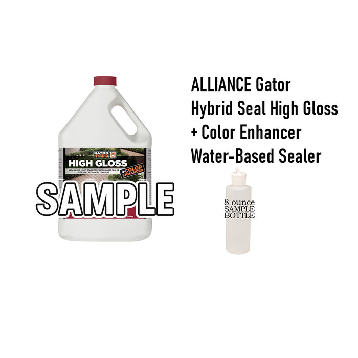 SEALER SAMPLE - Alliance Gator Hybrid Seal High Gloss + Color Enhancer | Water-Based Paver Sealer