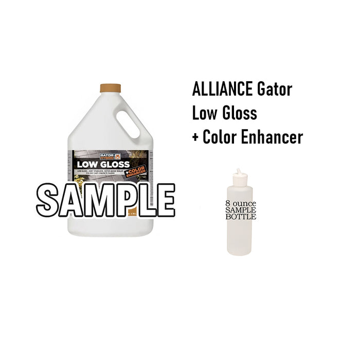 SEALER SAMPLE - Alliance Gator Low Gloss + Color Enhancer Paver Sealer