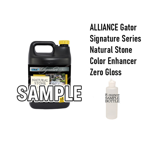 SEALER SAMPLE - Alliance Gator Signature Series Natural Stone Color Enhancer Zero Gloss
