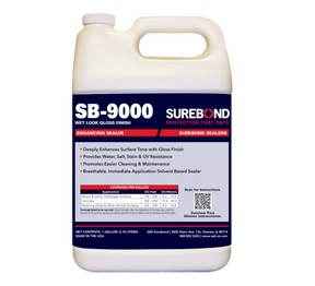 SEK Surebond SB-9000 Wet Look Paver Sealer solvent-based high gloss