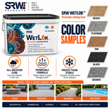 SRW WetLok Permeable Jointing Sand Color Samples, All 5 Colors