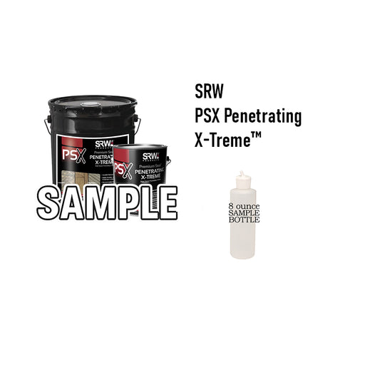 SRW Products PSX Penetrating X-Treme Premium Seal 8 ounce sample bottle,  natural look water-based penetrating sealer, durable protection for pavers natural stone patios driveways walkways