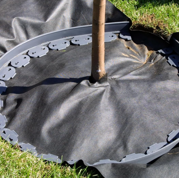 6 Pack Landscape Paver Edging, 7.8'x 1.87" Black