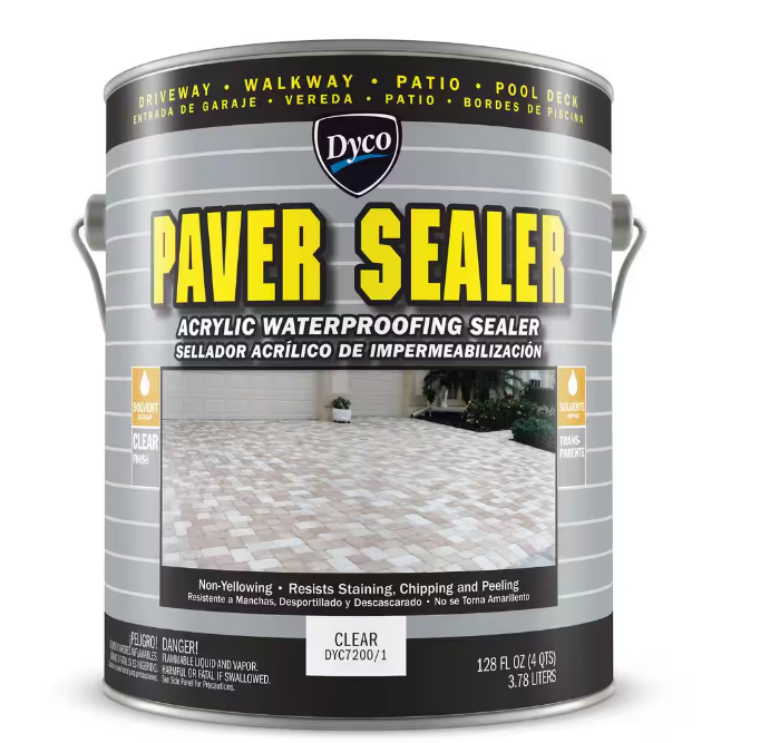 Paver Sealer 1 Gal. 7200 Clear Gloss Exterior Solvent Acrylic Sealer