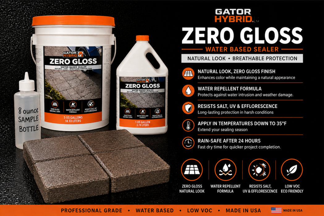 Alliance Gator Hybrid Seal Zero Gloss Sealer Sample, 8 oz