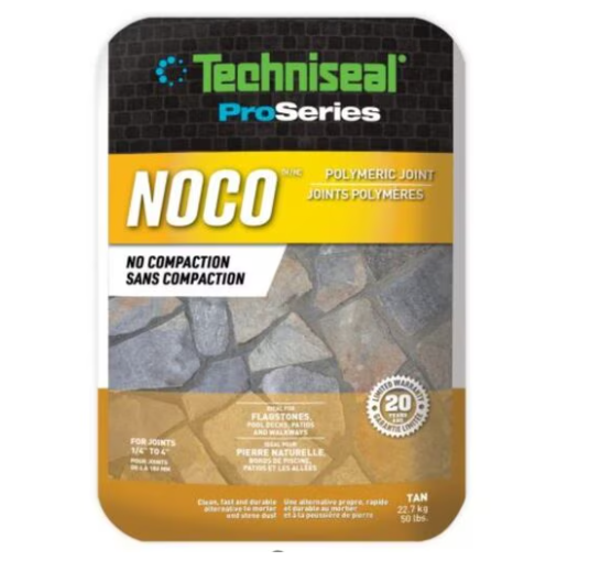 Techniseal Noco Polymeric Joint No Compaction 50 lb. Bag For joints from 1/4" to 4" wide