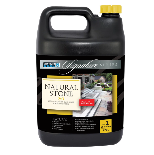 Gator Seal Signature Series Natural Stone + Color Enhancer Zero Gloss Sealer