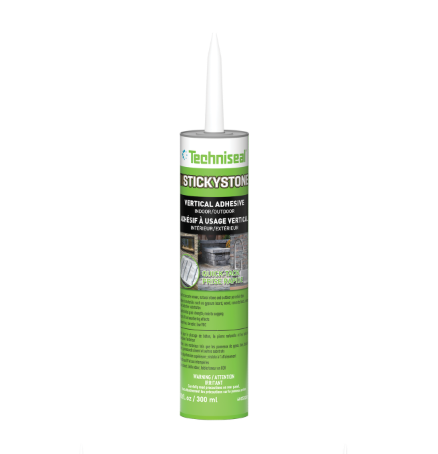 Techniseal StickyStone vertical hardscape adhesive cartridge