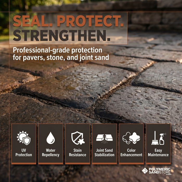 Techniseal NS Paver Sealer Natural Look Matte Finish, Acrylic - Gallon