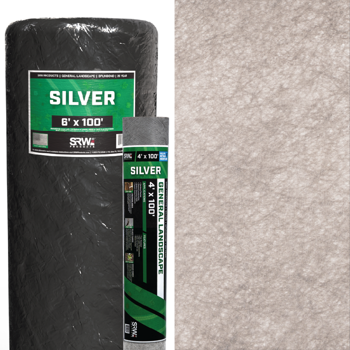 SRW Silver General Landscape Fabric, 20 Year