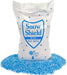 Snow Shield Blue Ice Melt 50 lb white bag with green granules poured out, melts down to -20 degrees