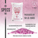 Snow Shield Pink Ice Melt 50 lb bag with pink crystallized granules, made with CMA and potassium acetate, melts to -20°F