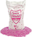 Snow Shield Pink Ice Melt 50 lb bag with pink granules, melts down to -20°F, made with CMA and potassium acetate