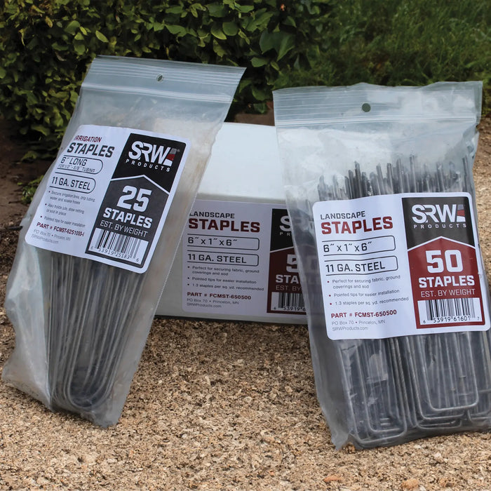 SRW Landscape Fabric Staples, 11 Gauge Steel