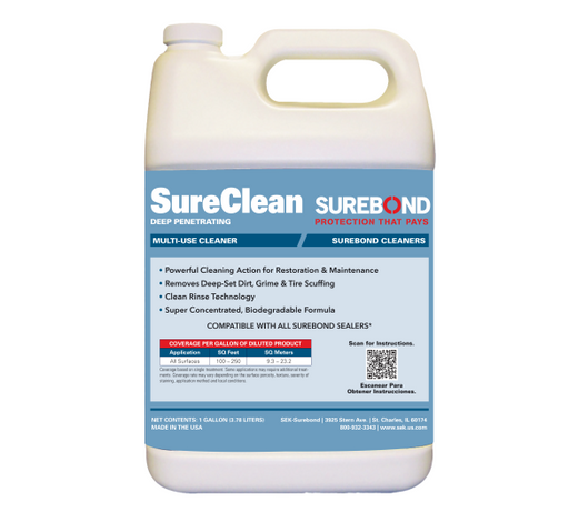 SureClean deep penetrating multi-use cleaner 1 gallon jug by Surebond, biodegradable concentrate