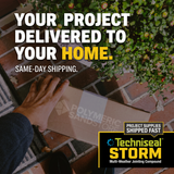 Hand picking up jointing compound delivery box on brick steps – Techniseal STORM project supplies shipped same day
