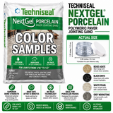 Techniseal NextGel Porcelain Tile Sand Color Samples, All 4 Colors
