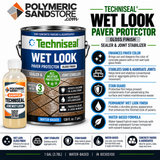 Techniseal JSW Wet Look Sealer and Joint Stabilizer Sample, 8 oz